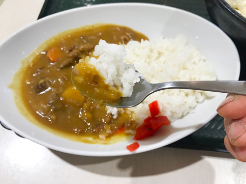 はなまるうどん　カレーライス