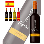 【スペイン産】タペーニャ　Tapena　テンプラニーリョ　Tempranillo　（赤）　750ml