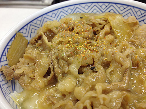 牛丼生卵かけ