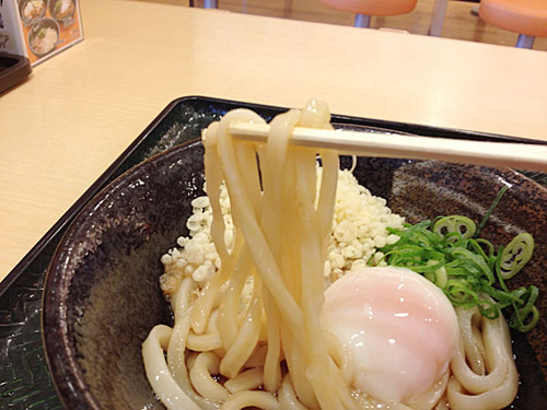はなまるうどん　温玉ぶっかけ