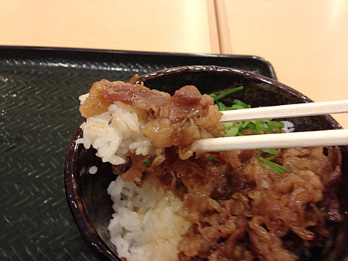 はなまるうどん　牛肉ごはん