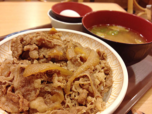 牛丼アップ