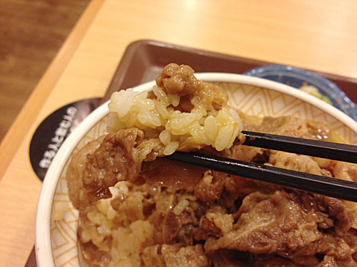 牛肉とごはん