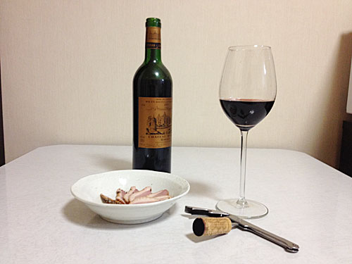 Chateau d'Issan 2001（シャトー ディッサン）と合鴨ハム