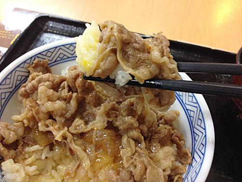 牛肉＋ごはん