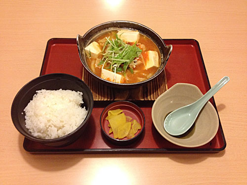 Joyfull　味噌チゲ定食　画像1