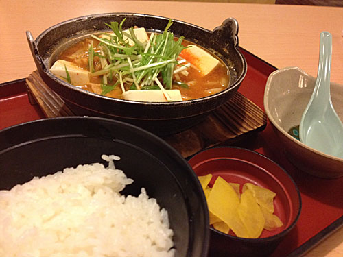 Joyfull　味噌チゲ定食　画像2