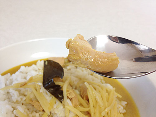 グリーンカレーのチキン