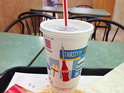 マクドナルドのコカコーラ