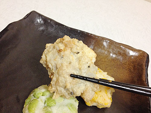 ちぎり揚げ　レンコン