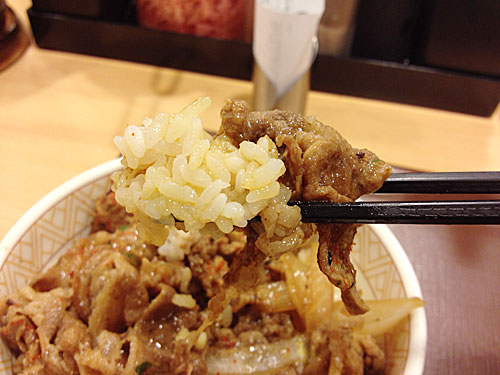 牛肉とごはん