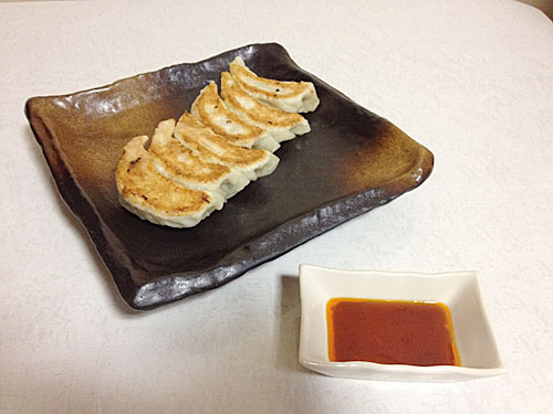 ギョーザとビール