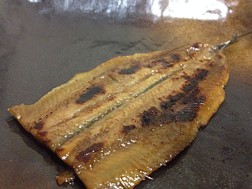 さんまのみりん干し 焼き上がり