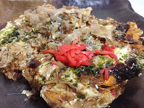 お好み焼き　アップ
