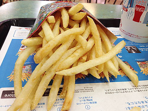 マクドナルドのフライドポテト