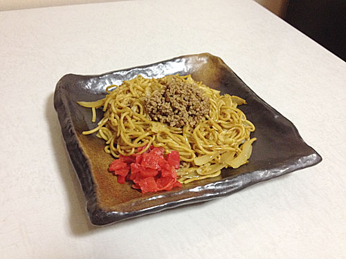 キーマカレー焼きそば