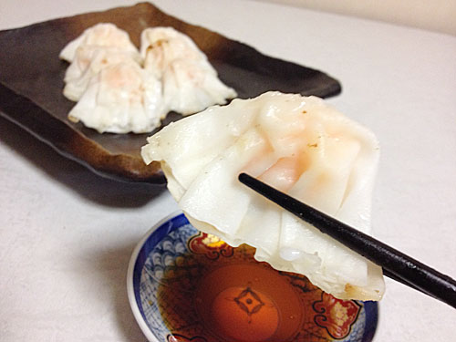 海老ギョーザ実食