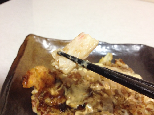 お好み焼きのイカ