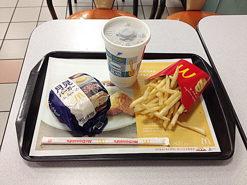 マクドナルド　月見バーガーセット
