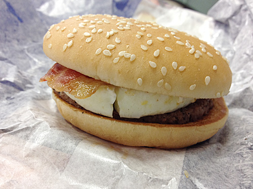 月見バーガー