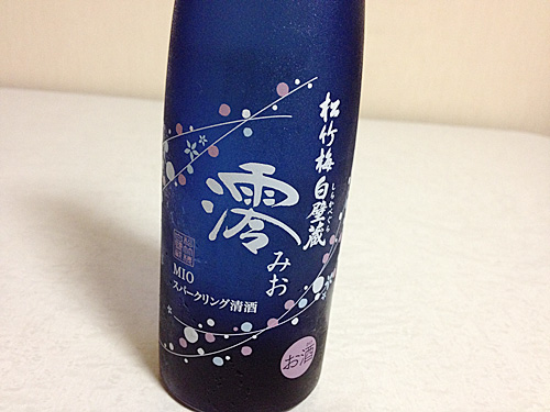 松竹梅　白壁蔵 澪（みお）　アップ