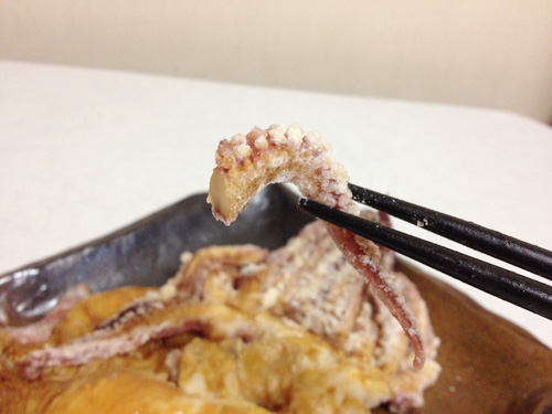 いか姿焼きのゲソ