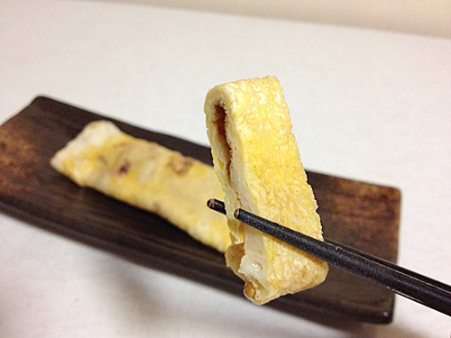 イカ焼きをひと口