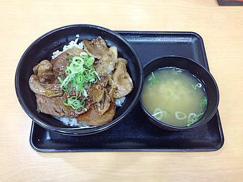 吉野家 ロース豚丼 十勝仕立て