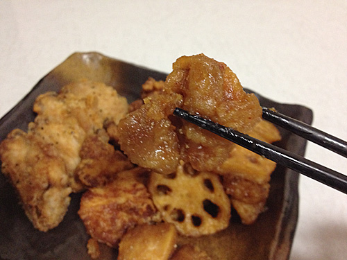 鶏の唐揚げの甘酢かけ