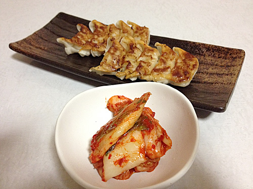 ギョーザ＆キムチ　アップ