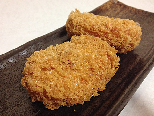 サーモンクリームコロッケ　アップ