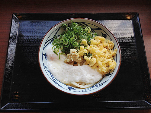 丸亀製麺　とろ玉うどん