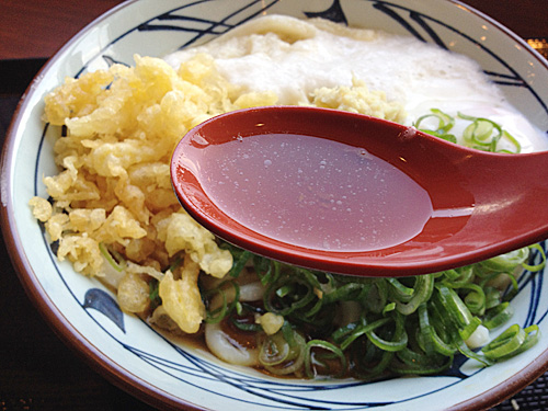 とろ玉うどん　おつゆ
