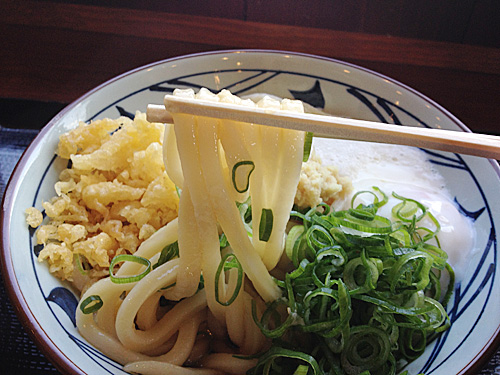 丸亀製麺　とろ玉うどん　麺