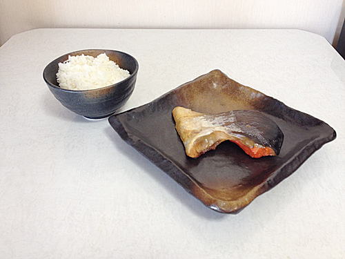 本チャン紅鮭とごはん