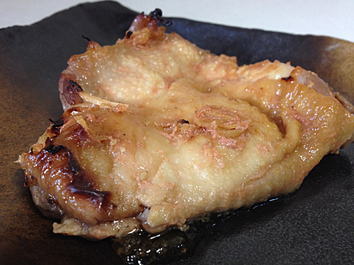 チキンの生姜焼き　アップ