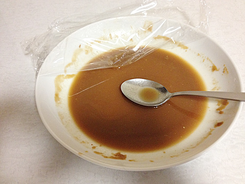 味噌煮込みおでんのおつゆ