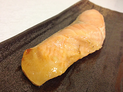 サーモンの醤油糀漬け　焼き上げ