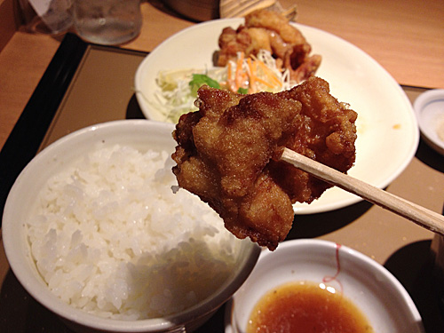 唐揚げとごはん