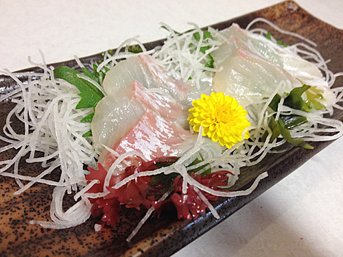 真鯛のお造り
