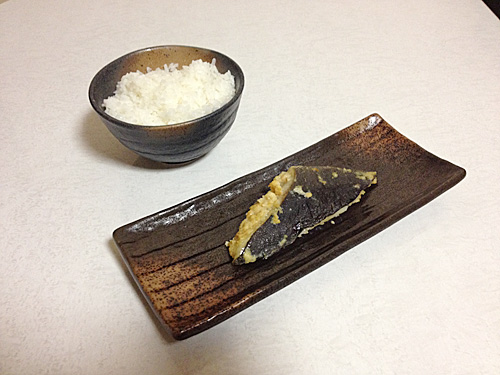 銀たら味噌漬けとごはん