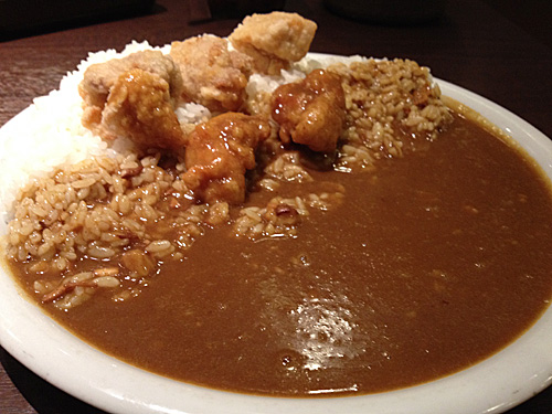 CoCo壱番屋　フライドチキンカレー　アップ
