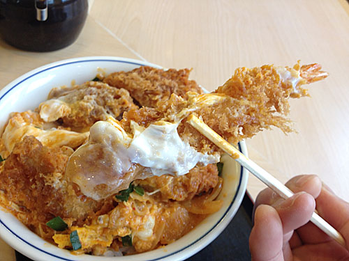 海鮮カツ丼　エビ天