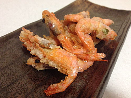 エビの唐揚げ　アップ