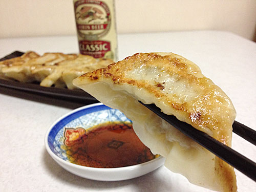 クラシックラガーとギョーザ