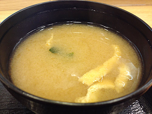 松屋　味噌汁