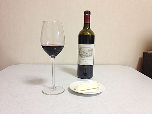 Carruades de Lafite 2005とチーズ