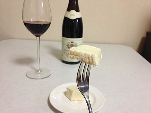 ウォッシュチーズとRene Cacheux et Fils Vosne-Romanee 1er Cru Les Suchots 2005