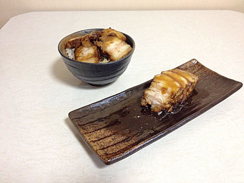 豚の角煮と角煮丼
