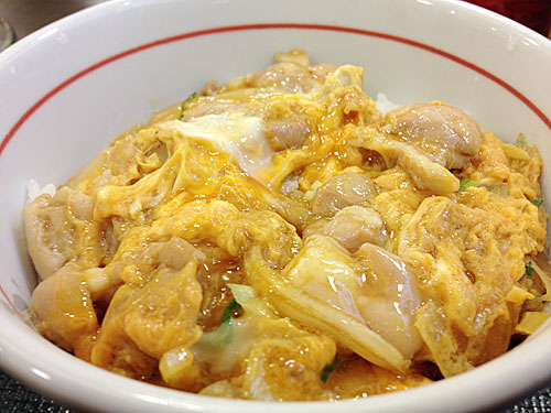 なか卯　親子丼　アップ